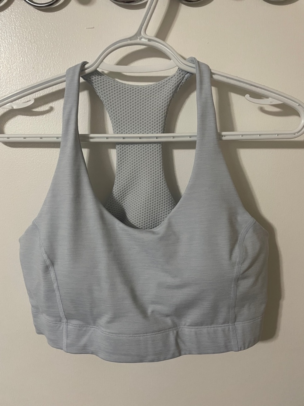 Outdoor Voices Light Blue Racerback Sports Bra Size Large